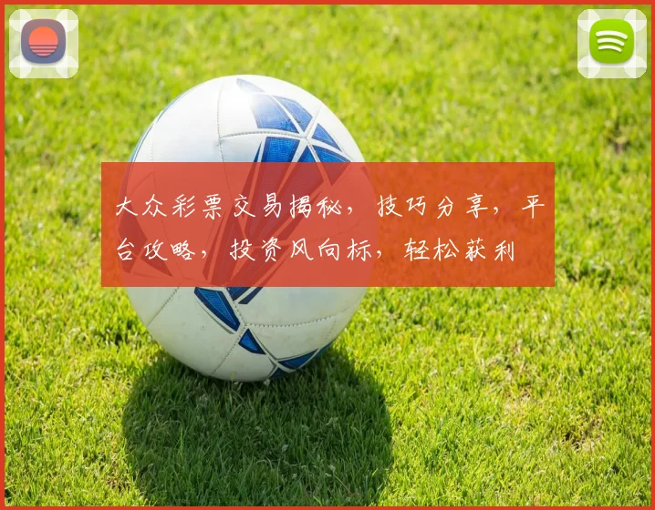 大众彩票交易揭秘，技巧分享，平台攻略，投资风向标，轻松获利